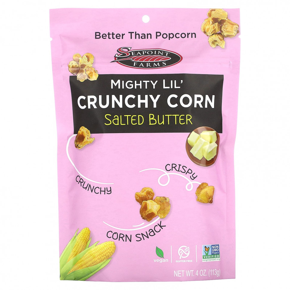   (Iherb) Seapoint Farms, Mighty Lil 'Crunchy Corn,  , 113  (4 )    -     , -, 