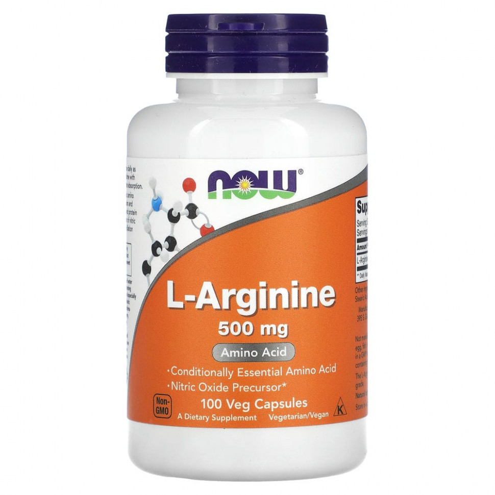   (Iherb) NOW Foods, L-, 500 , 100      -     , -, 