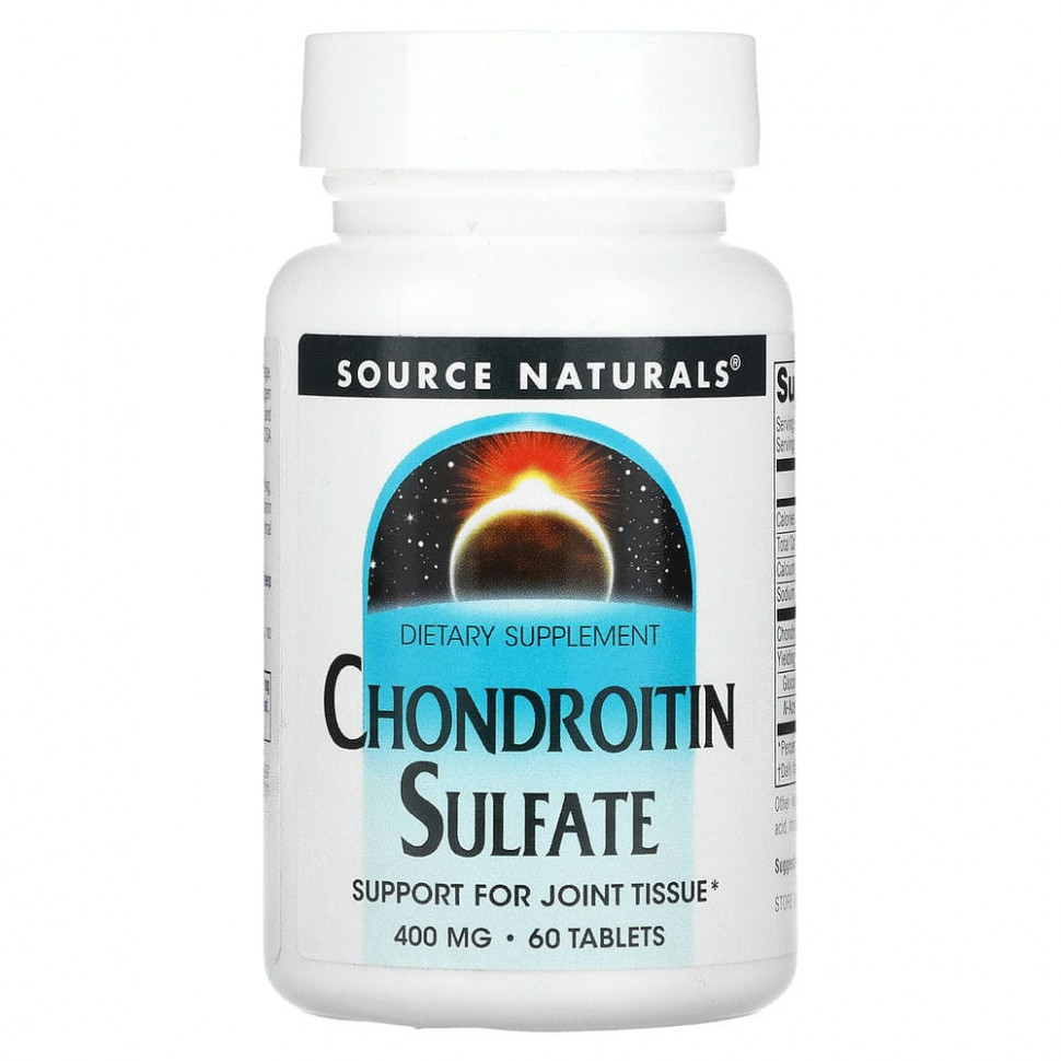   (Iherb) Source Naturals, Chondroitin Sulfate, 400 , 60     -     , -, 