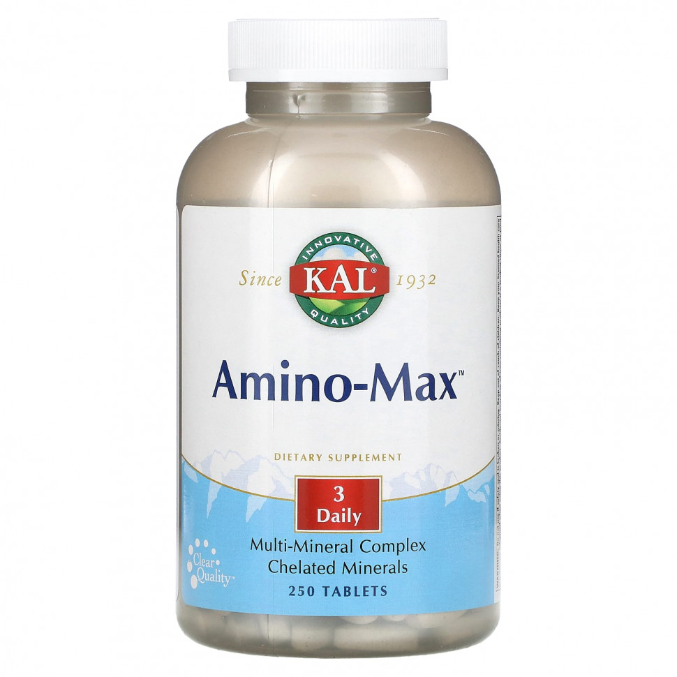   (Iherb) KAL, Amino-Max, 250 Tablets    -     , -, 