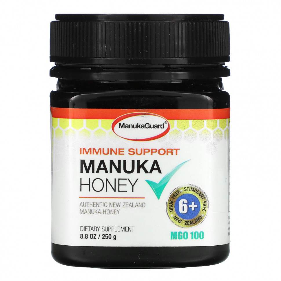 ���� ������ (Iherb) ManukaGuard, ��������� ����������, ��� ������, MGO 100, 250 � (8 �����), ������ �� 4180 ���