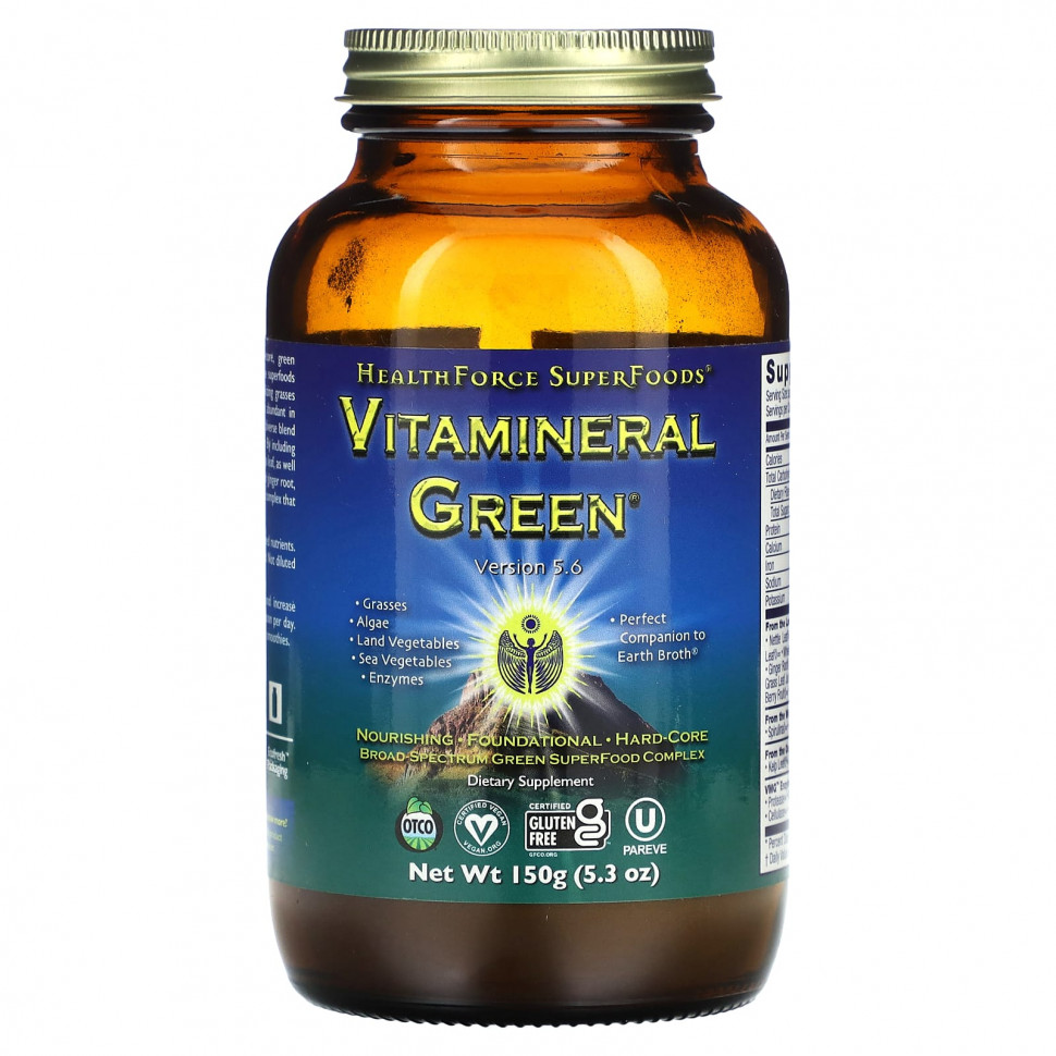 ���� ������ (Iherb) HealthForce Superfoods, ���������� �������, 150 � (5,3 �����), ������ �� 5740 ���