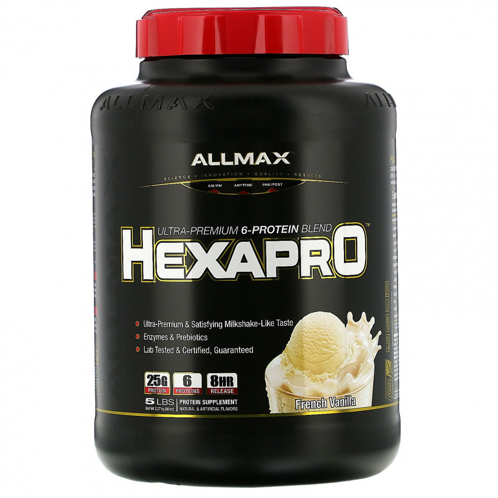 ���� ������ (Iherb) ALLMAX Nutrition, Hexapro, ����� �� 6 ��������� ������������������ ��������, ����������� ������, 2,27 �� (5 ������), ������ �� 14920 ���