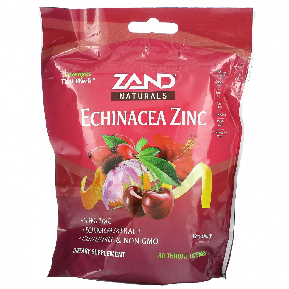 ���� ������ (Iherb) Zand, Herbalozenge, �������� ������� � ��������� � ������, ���� �����, 80 ��������, ������ �� 1880 ���