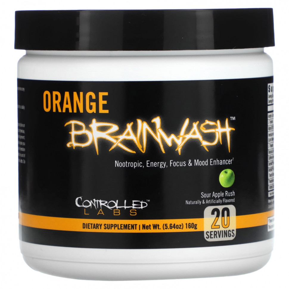   (Iherb) Controlled Labs, Orange Brainwash,  , 160  (5,64 )    -     , -, 