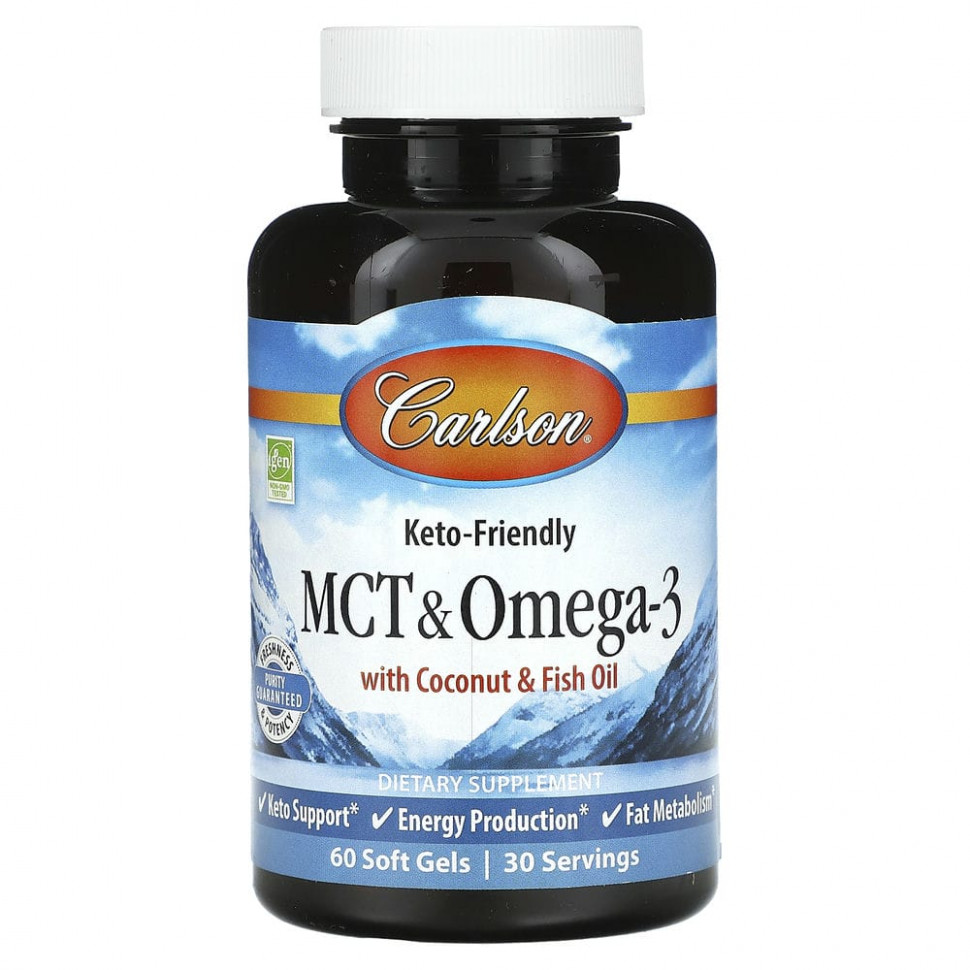   (Iherb) Carlson, MCT  -3     , 60      -     , -, 