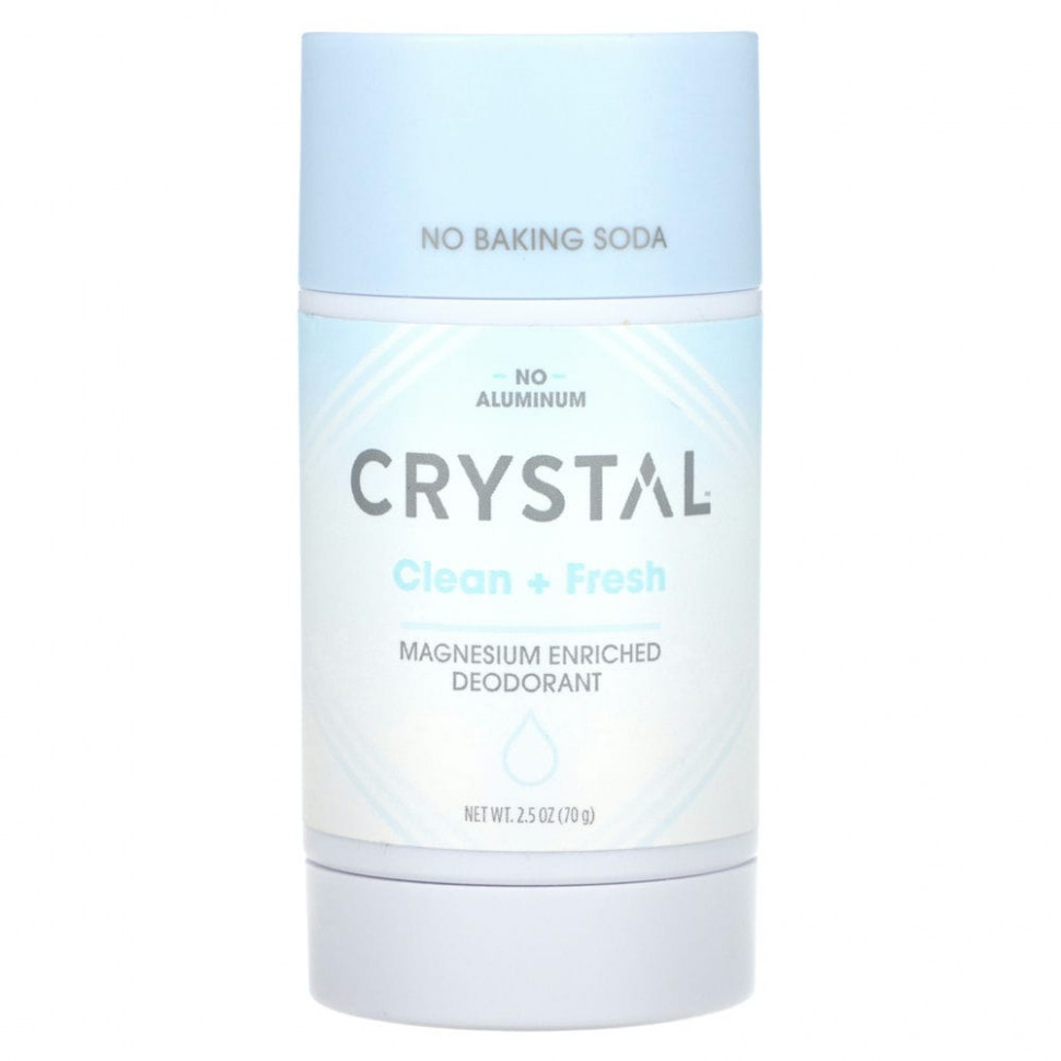   (Iherb) Crystal,   , Clean + Fresh, 70  (2,5 )    -     , -, 