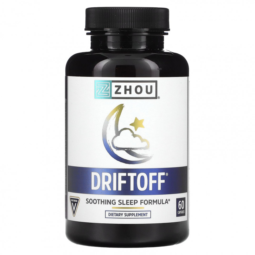���� ������ (Iherb) Zhou Nutrition, Driftoff, ������������� ������� ��� ���, 60 ������, ������ �� 3600 ���