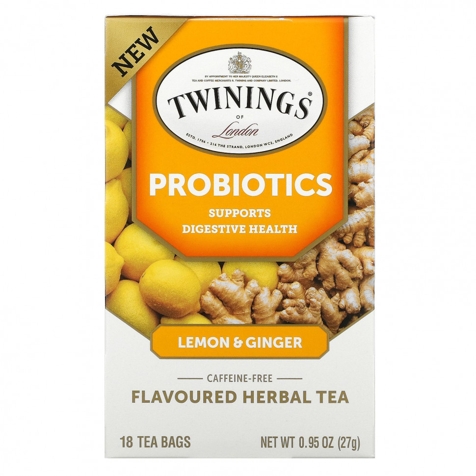 ���� ������ (Iherb) Twinings, �������� ��� �� ������ �����������, ����� � ������, ��� �������, 18 ������ ���������, 0,95 ����� (27 �), ������ �� 1320 ���