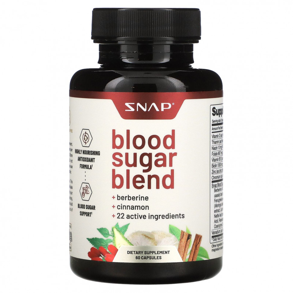 ���� ������ (Iherb) Snap Supplements, ����� ������ � �����, 60 ������, ������ �� 4600 ���