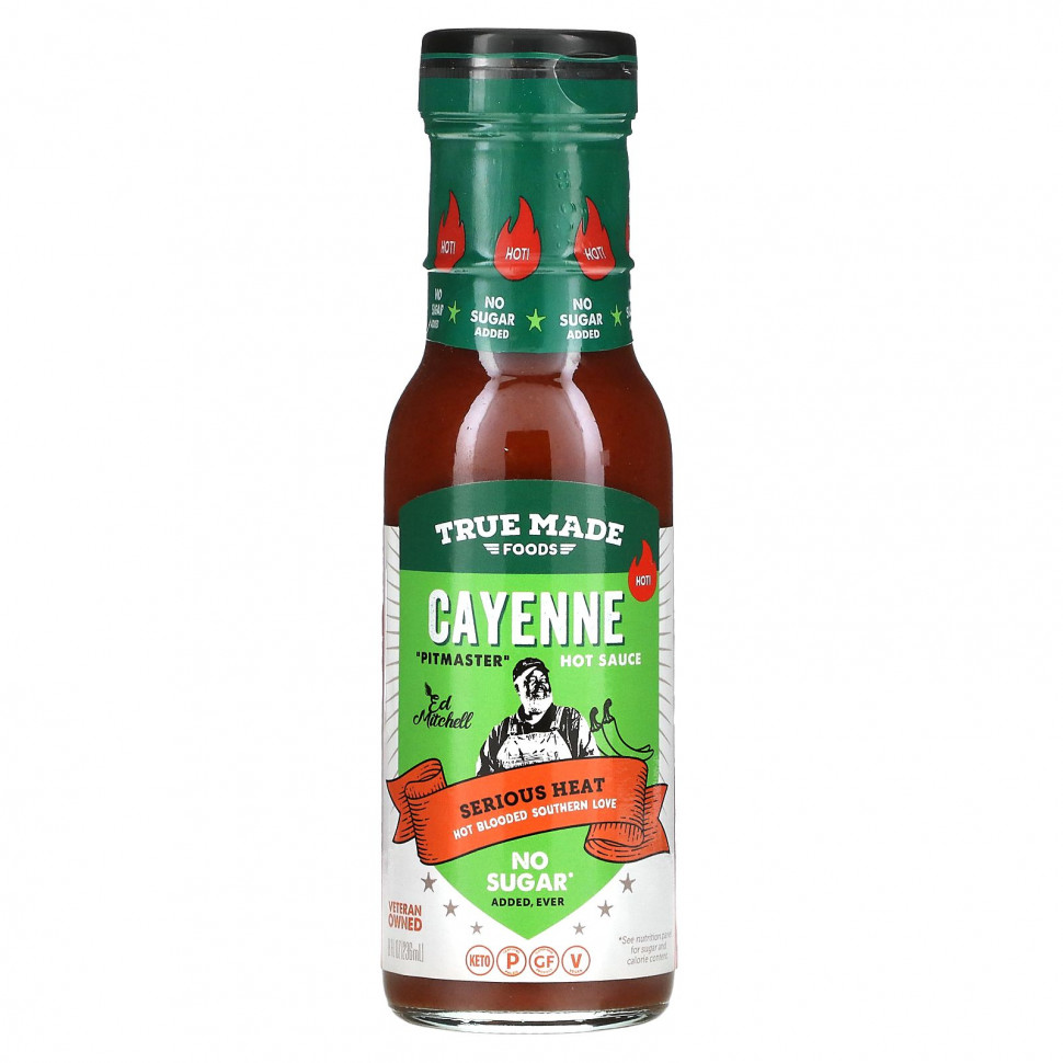 ���� ������ (Iherb) True Made Foods, ��������� ������ ����, Serious Heat, 236 �� (8 ����. �����), ������ �� 1380 ���