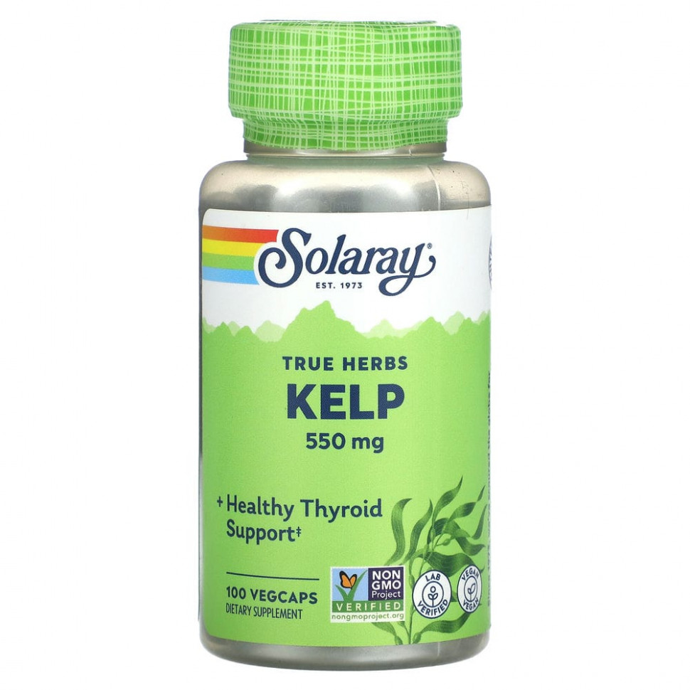 ���� ������ (Iherb) Solaray, True Herbs, ���������, 550 ��, 100 ������������ ������, ������ �� 1310 ���