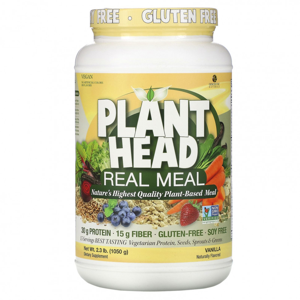   (Iherb) Genceutic Naturals, Plant Head,   , , 1050  (2,3 )    -     , -, 