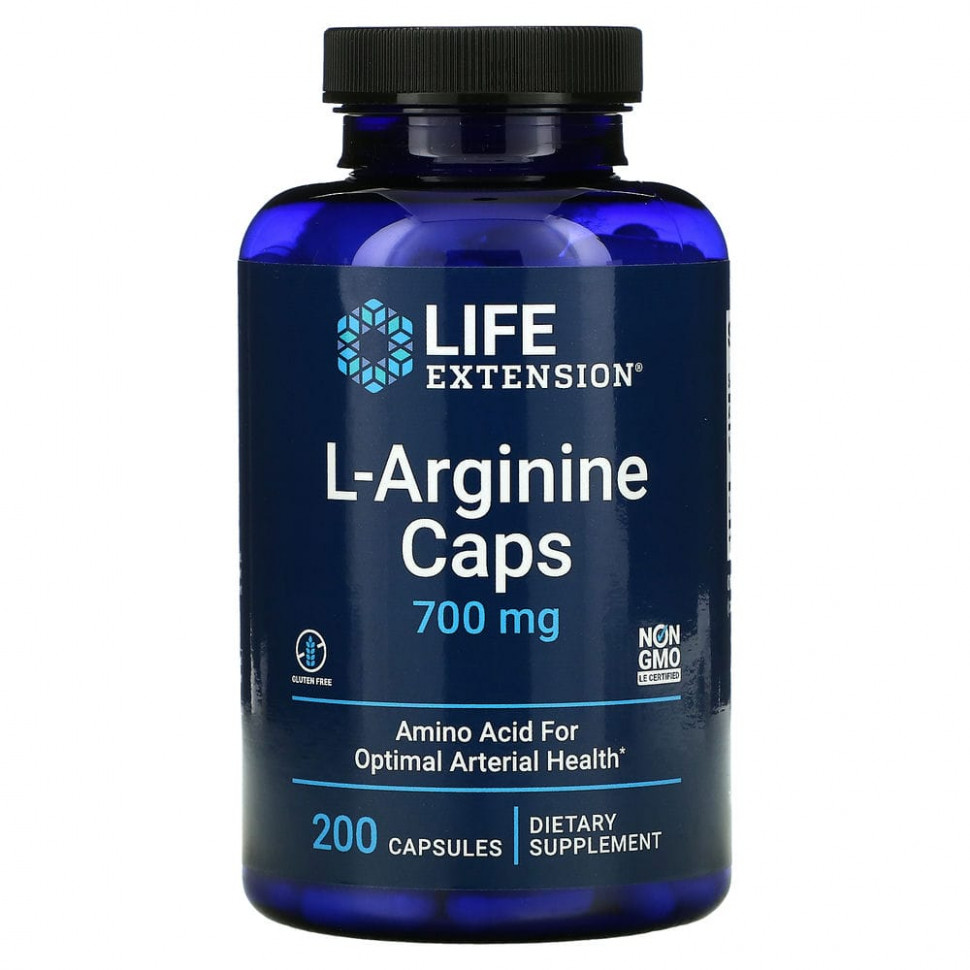 ���� ������ (Iherb) Life Extension, L-�������, 700 ��, 200 ������, ������ �� 3190 ���