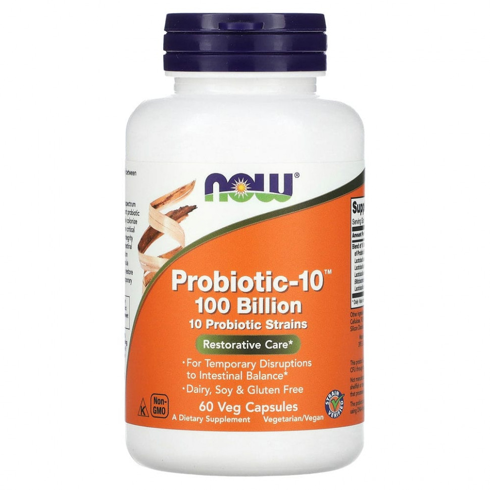   (Iherb) NOW Foods, -10, 100 , 60      -     , -, 