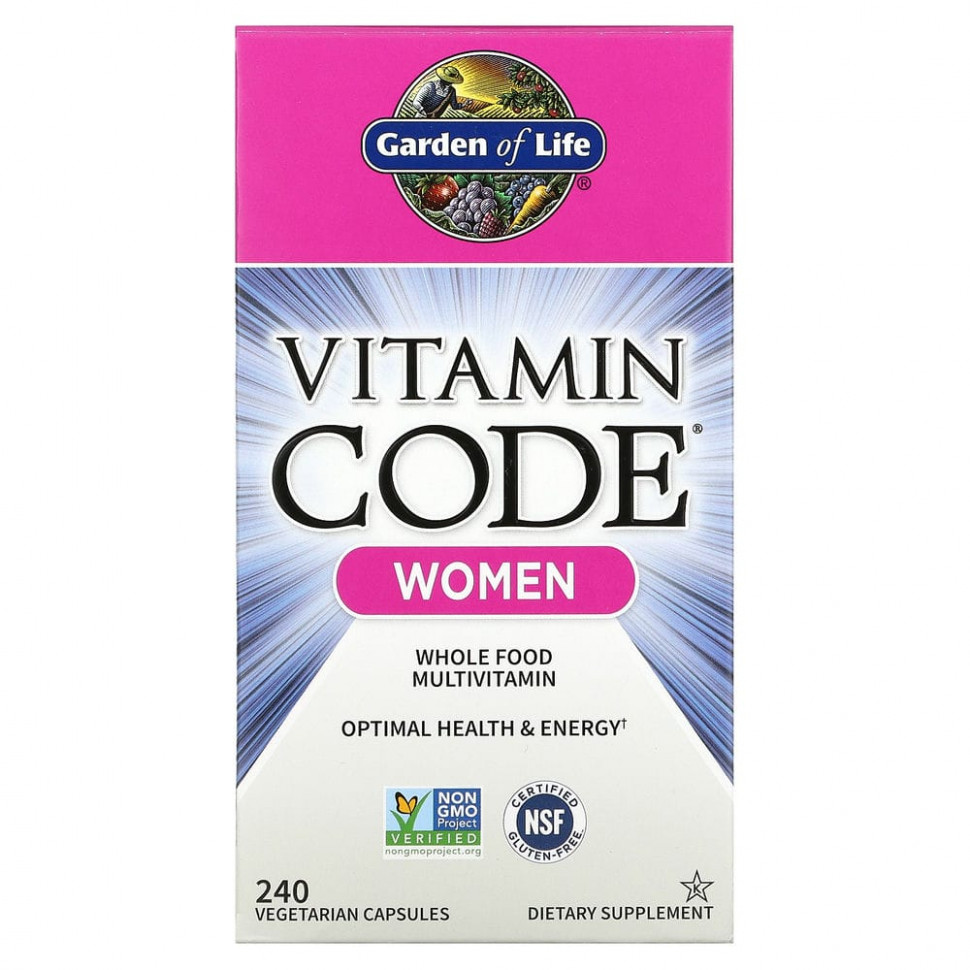   (Iherb) Garden of Life, Vitamin Code,      , 240      -     , -, 