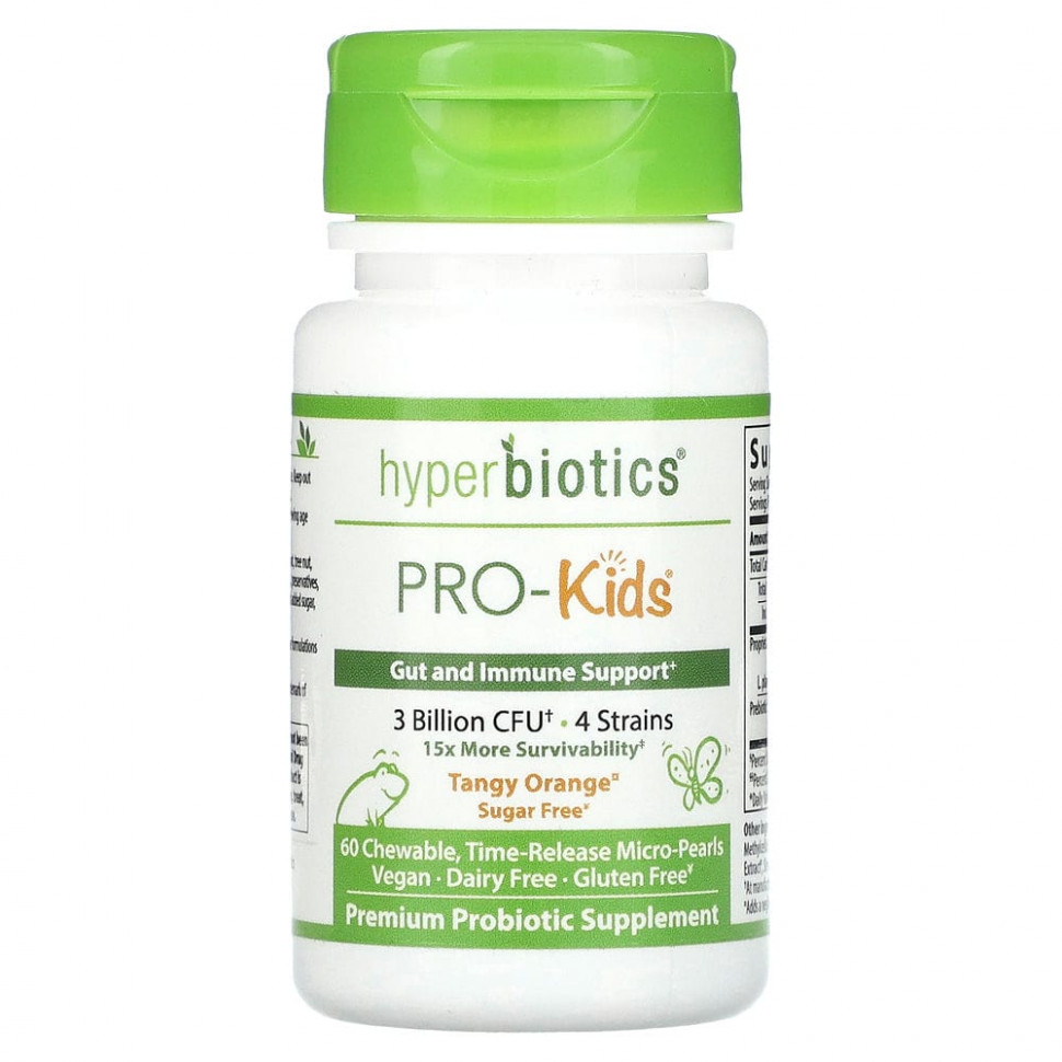   (Iherb) Hyperbiotics, PRO-Kids,  ,  , 3  , 60      -     , -, 