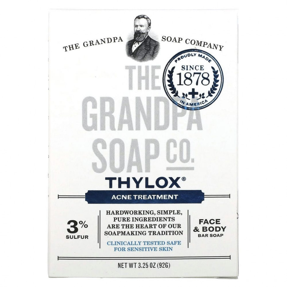 ���� ������ (Iherb) The Grandpa Soap Co., ��������� ���� ��� ���� � ����, Thylox, ������ � ����, 92 �, ������ �� 1230 ���