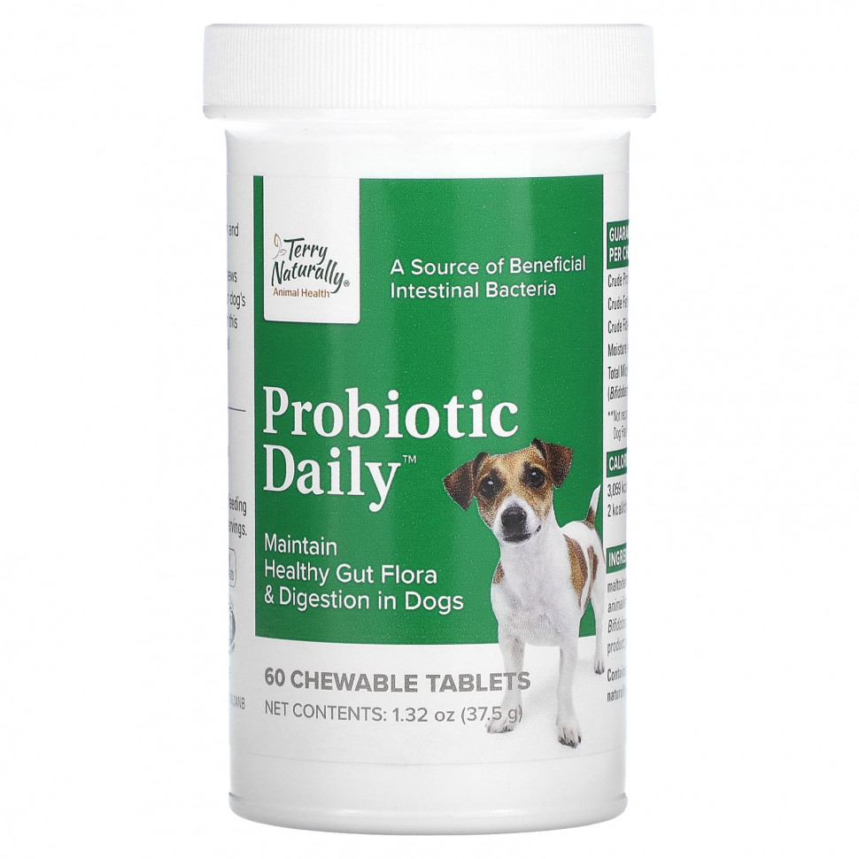 ���� ������ (Iherb) Terry Naturally, Probiotic Daily, ��� �����, 60 ����������� ��������, 37,5 � (1,32 �����), ������ �� 4460 ���