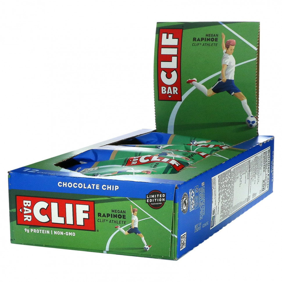 ���� ������ (Iherb) Clif Bar, �������������� �������� � ���������� �������, 12 ����������, ����� 68 � (2,40 �����) ������, ������ �� 6100 ���