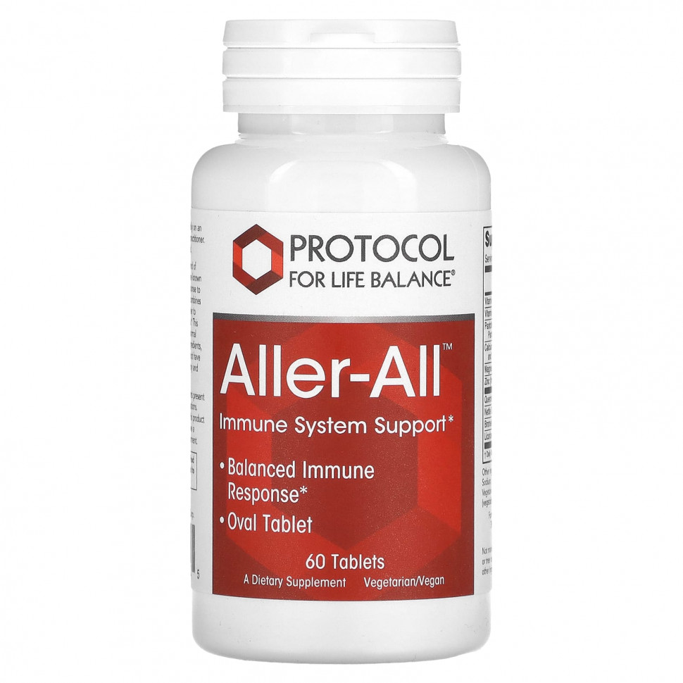 ���� ������ (Iherb) Protocol for Life Balance, Aller-All, ��������� �������� �������, 60 ��������, ������ �� 4060 ���