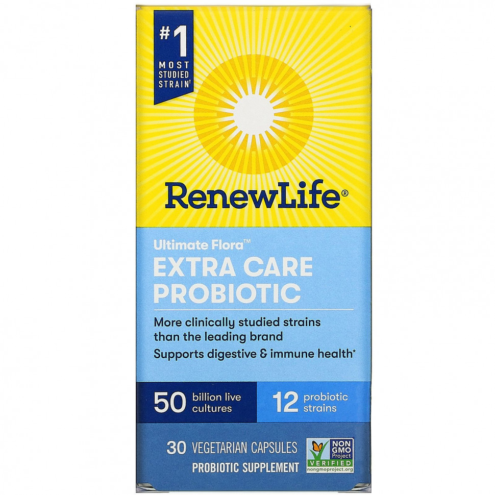   (Iherb) Renew Life, Extra Care, Ultimate Flora     , 50   , 30  ,   7370 