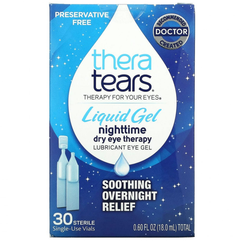 ���� ������ (Iherb) TheraTears, Nighttime Dry Eye Therapy, ����-��������� ��� ����, 30 ����������� ��������, ������ �� 3280 ���
