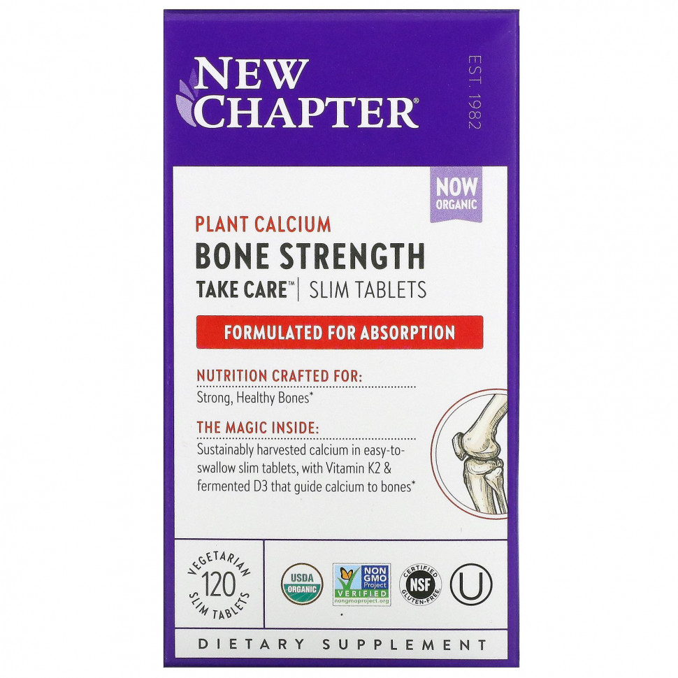   (Iherb) New Chapter, Bone Strength Take Care, 120       -     , -, 