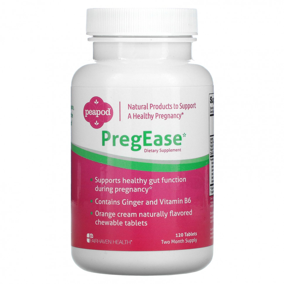   (Iherb) Fairhaven Health, PregEase, 120     -     , -, 