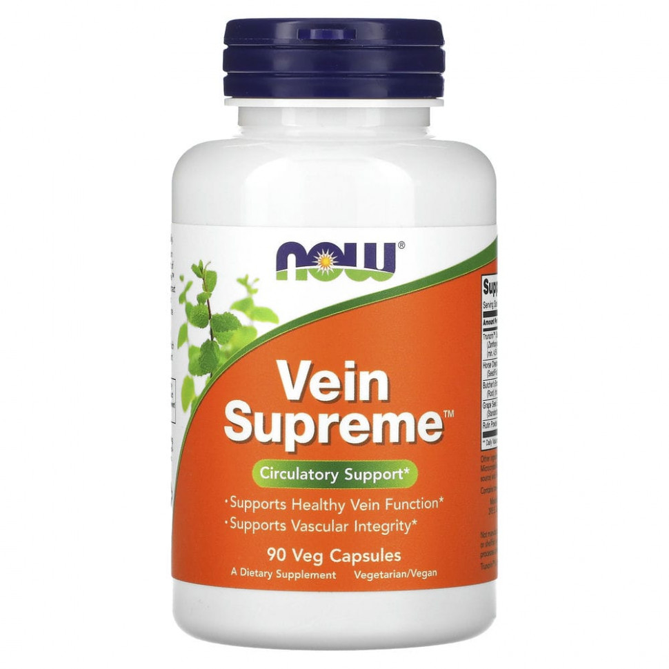 ���� ������ (Iherb) NOW Foods, Vein Supreme, 90 ������������ ������, ������ �� 3930 ���