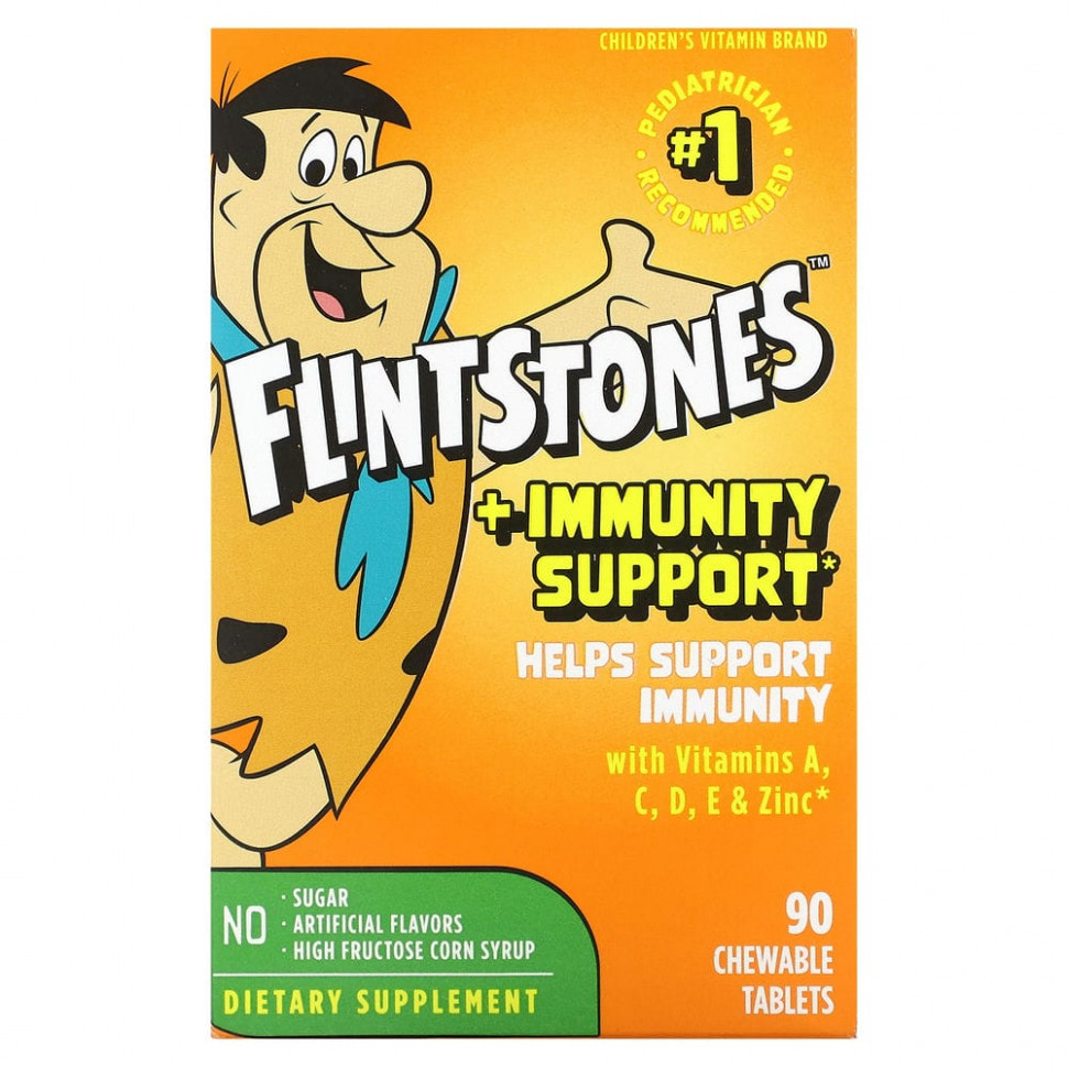 ���� ������ (Iherb) Flintstones, �������������� ��� �����, ���� ��������� ����������, 90 ����������� ��������, ������ �� 3190 ���