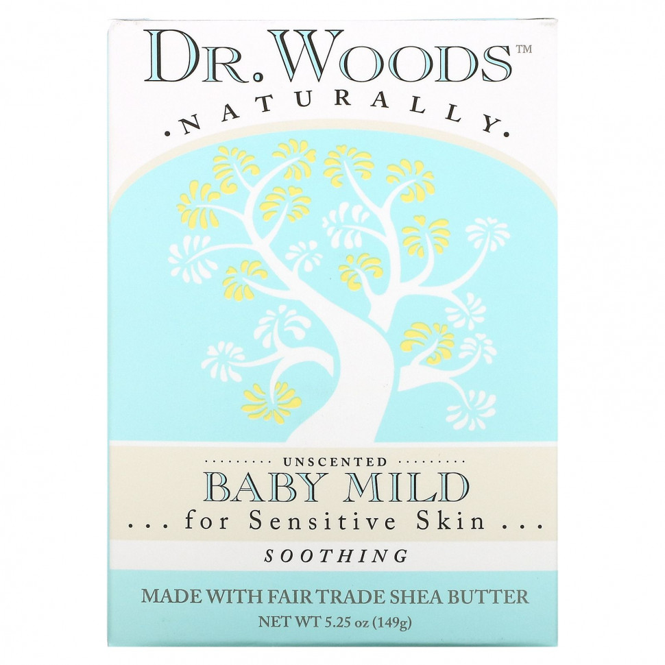 ���� ������ (Iherb) Dr. Woods, ������ ������� ����, �������������, ��� ������, 149 � (5,25 �����), ������ �� 900 ���