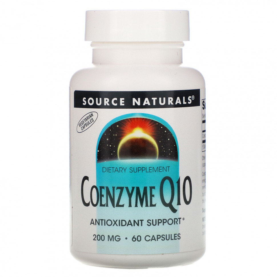   (Iherb) Source Naturals,  Q10, 200 , 60     -     , -, 