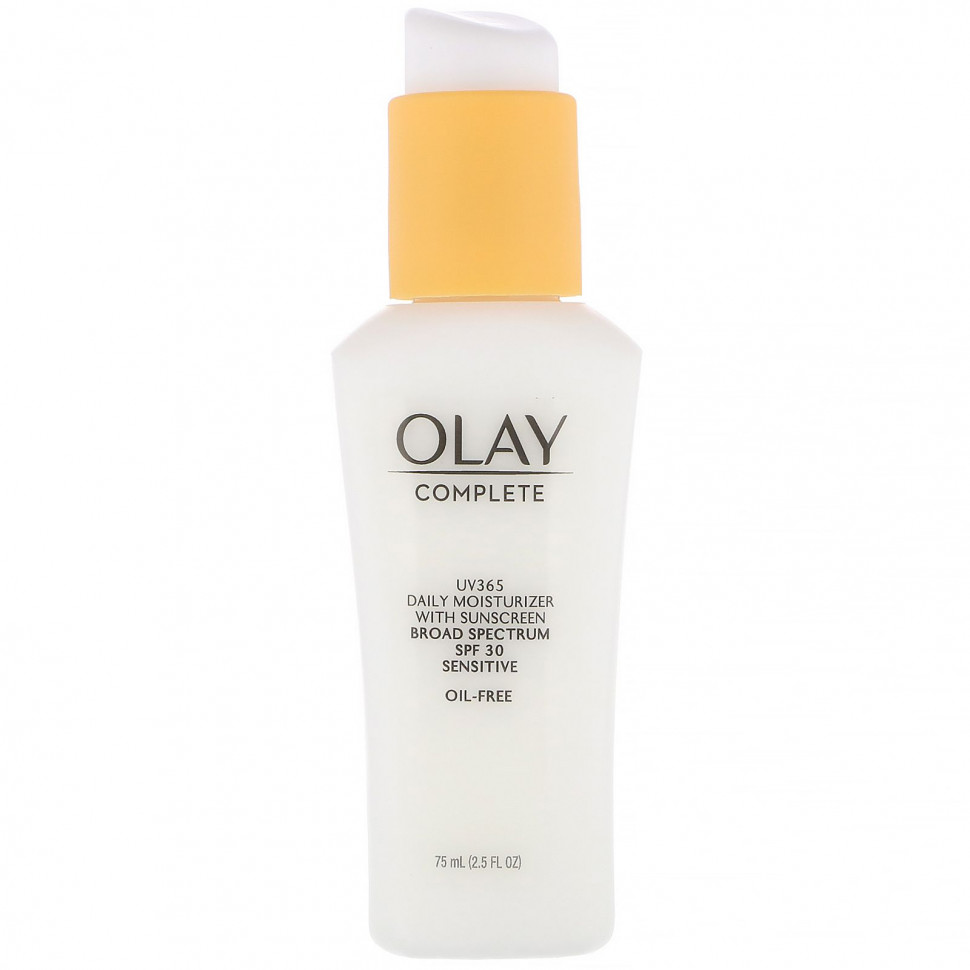 ���� ������ (Iherb) Olay, Complete, UV365, ������� ����������� ��������, SPF 30, ��� �������������� ����, 75 �� (2,5 ����. �����), ������ �� 3970 ���