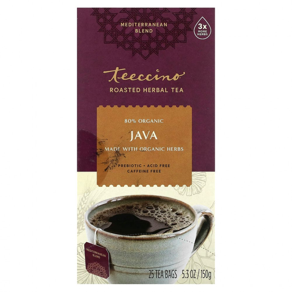   (Iherb) Teeccino,   , Java,  , 25  , 150  (5,3 )    -     , -, 