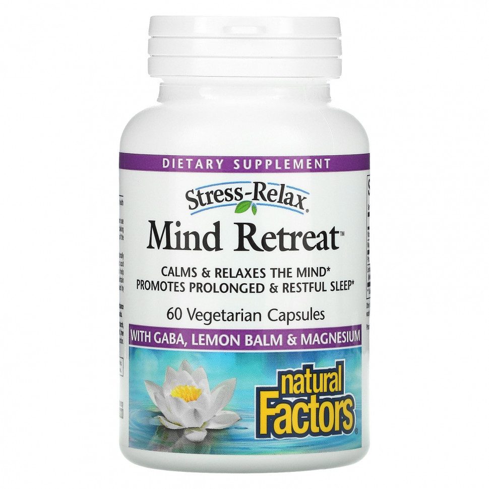   (Iherb) Natural Factors, Stress-Relax, Mind Retreat, 60      -     , -, 