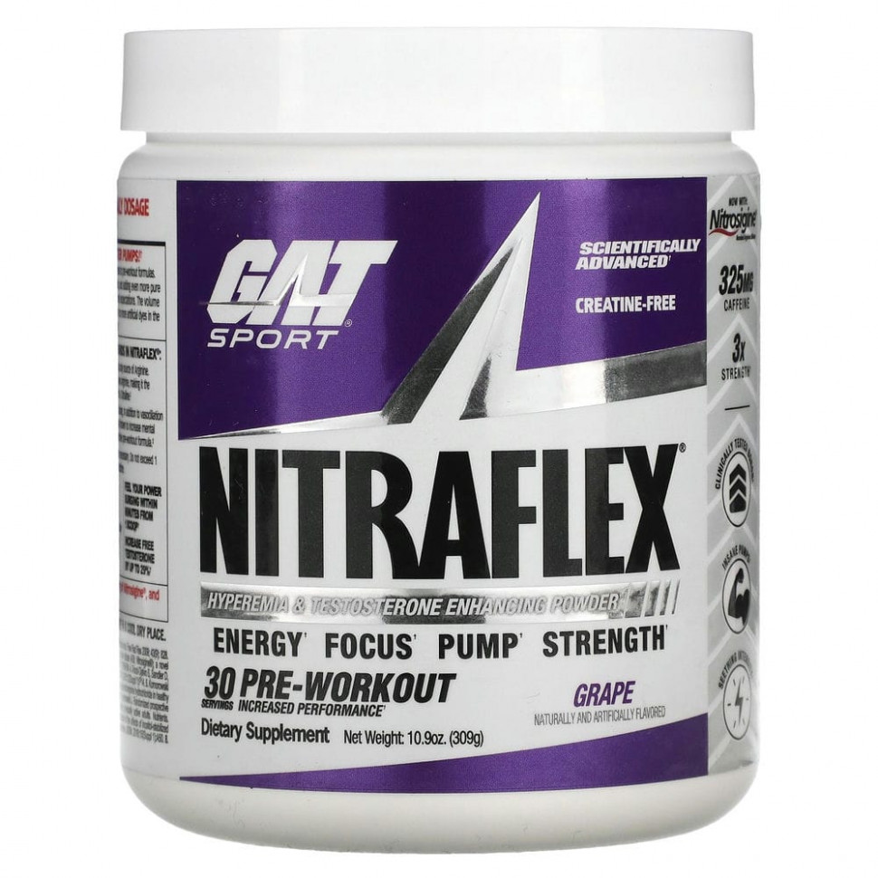 ���� ������ (Iherb) GAT, Sport, Nitraflex, ��������, 309 � (10,9 �����), ������ �� 6390 ���