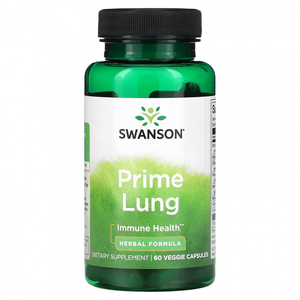   (Iherb) Swanson, Prime Lung, 60      -     , -, 