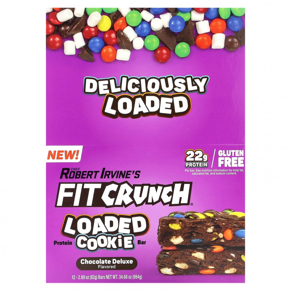 ���� ������ (Iherb) FITCRUNCH, �������� � ���������, ����������, 12 ����������, 82 � (2,89 �����), ������ �� 7230 ���