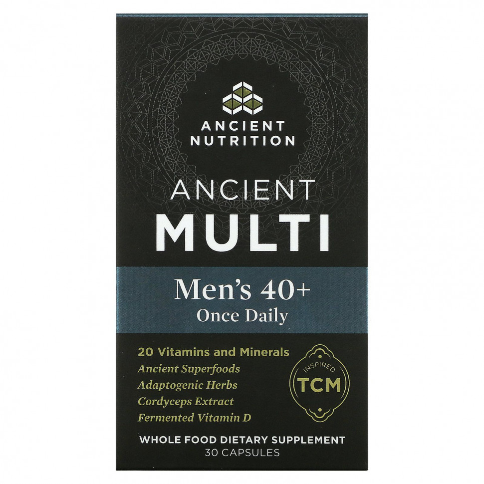 ���� ������ (Iherb) Dr. Axe / Ancient Nutrition, Ancient Multi, ��� ������ ������ 40 ���, 1 ��� � ����, 30 ������, ������ �� 4840 ���