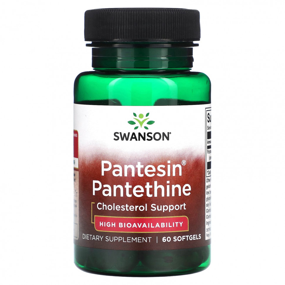 ���� ������ (Iherb) Swanson, Pantesin Pantethine, 60 ������ ��������, ������ �� 2960 ���