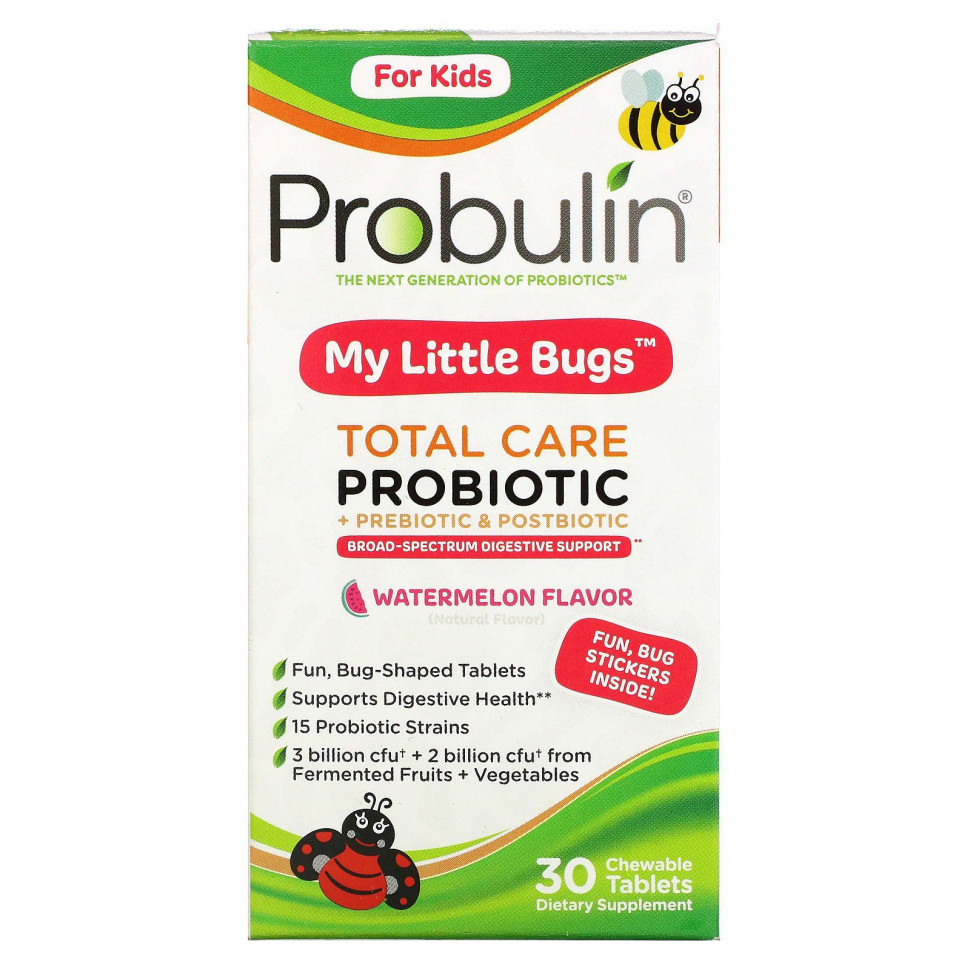   (Iherb) Probulin,  , My Little Bugs,  Total Care +   , , 30      -     , -, 
