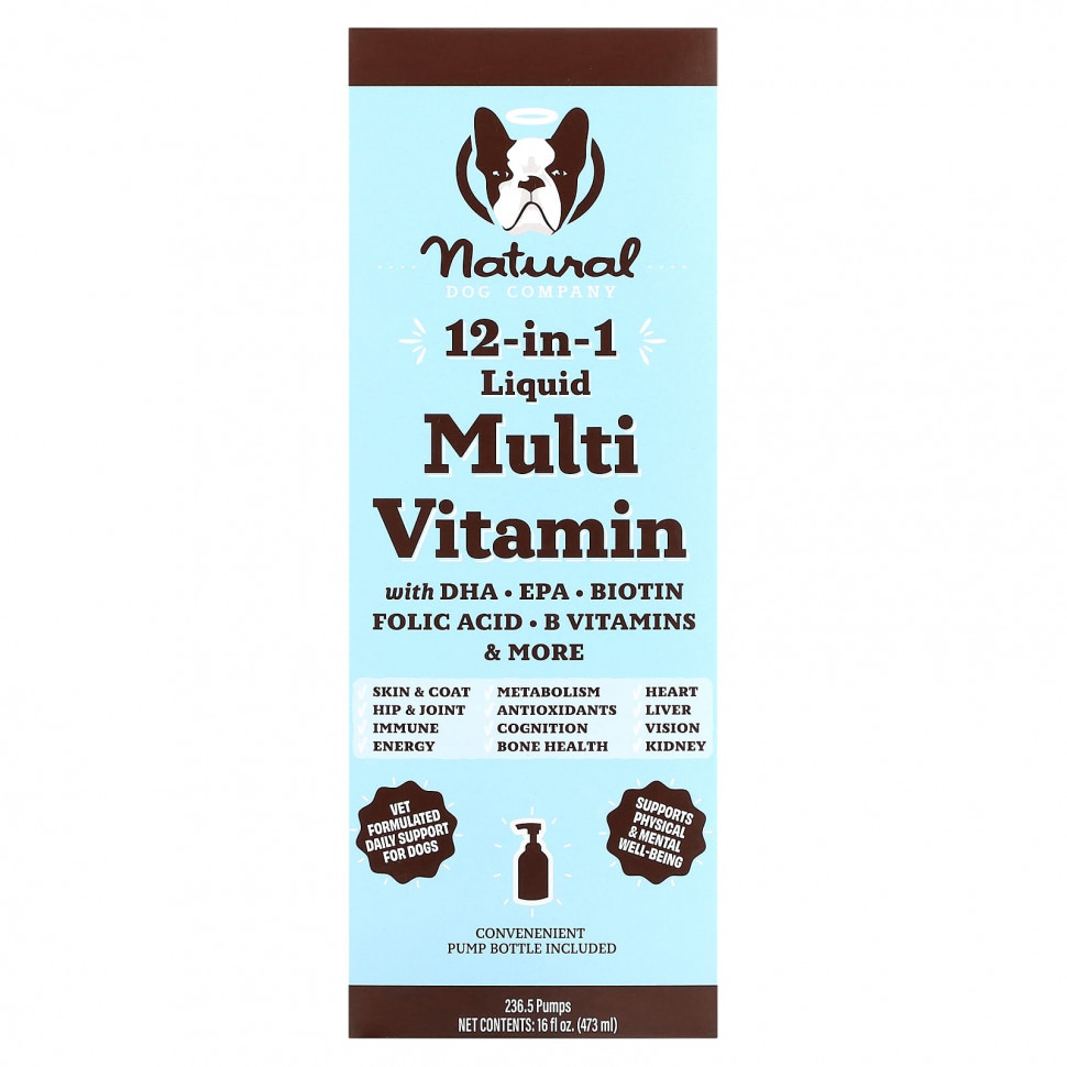 ���� ������ (Iherb) Natural Dog Company, ������ �������������� 12 � 1 ��� �����, ��� ���� ���������, 473 �� (16 ����. �����), ������ �� 6310 ���
