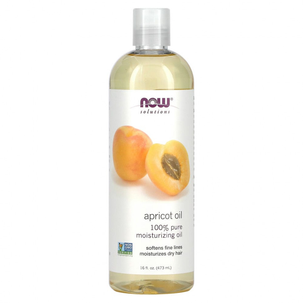 ���� ������ (Iherb) NOW Foods, Solutions, Apricot Oil, 16 ������ ����� (473 ��), ������ �� 2110 ���