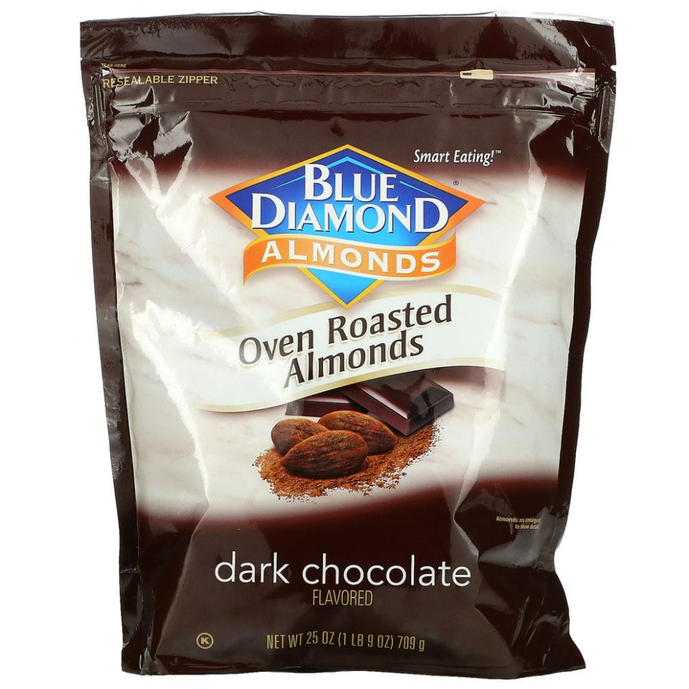 ���� ������ (Iherb) Blue Diamond, Almonds, ���������� � ������� �������, ������ �������, 709 � (25 �����), ������ �� 3900 ���