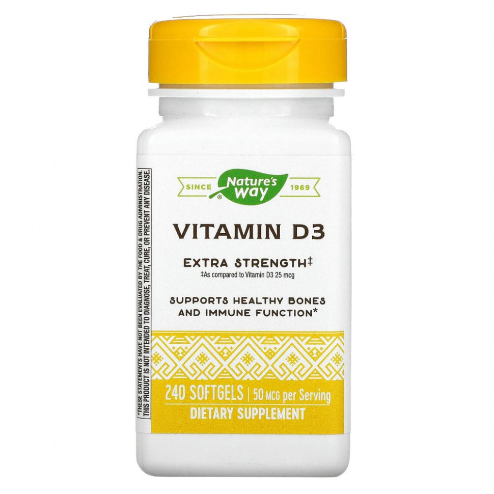   (Iherb) Nature's Way,  D3, 50 , 240     -     , -, 