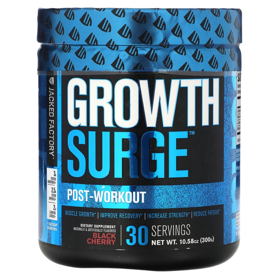 ���� ������ (Iherb) Jacked Factory, Growth Surge, ����� ����������, ������ �����, 300 � (10,58 �����), ������ �� 7430 ���