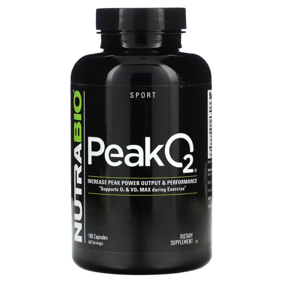   (Iherb) Nutrabio Labs, Peak O2`` 180     -     , -, 