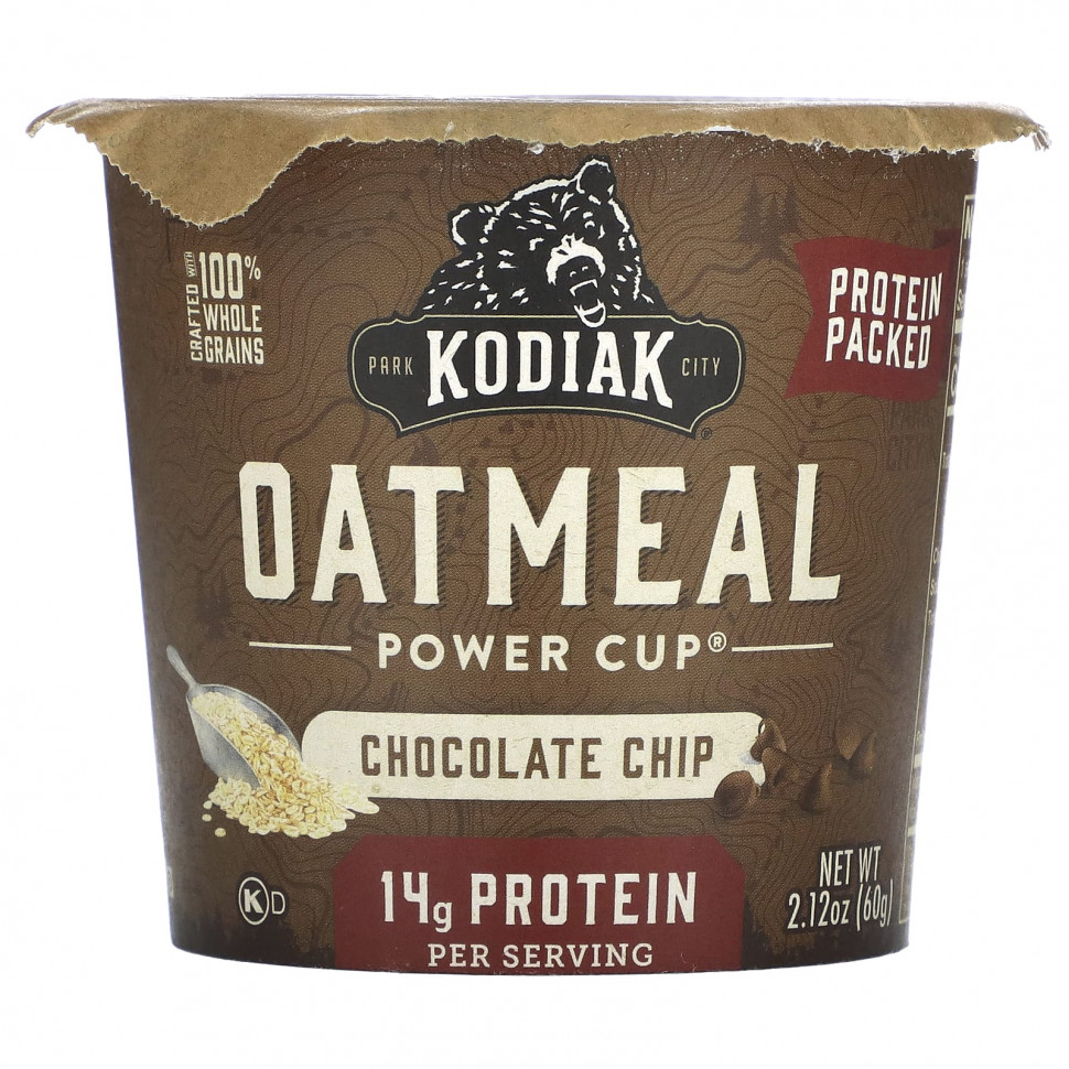   (Iherb) Kodiak Cakes, Oatmeal Power Cup,  , 60  (2,12 )    -     , -, 