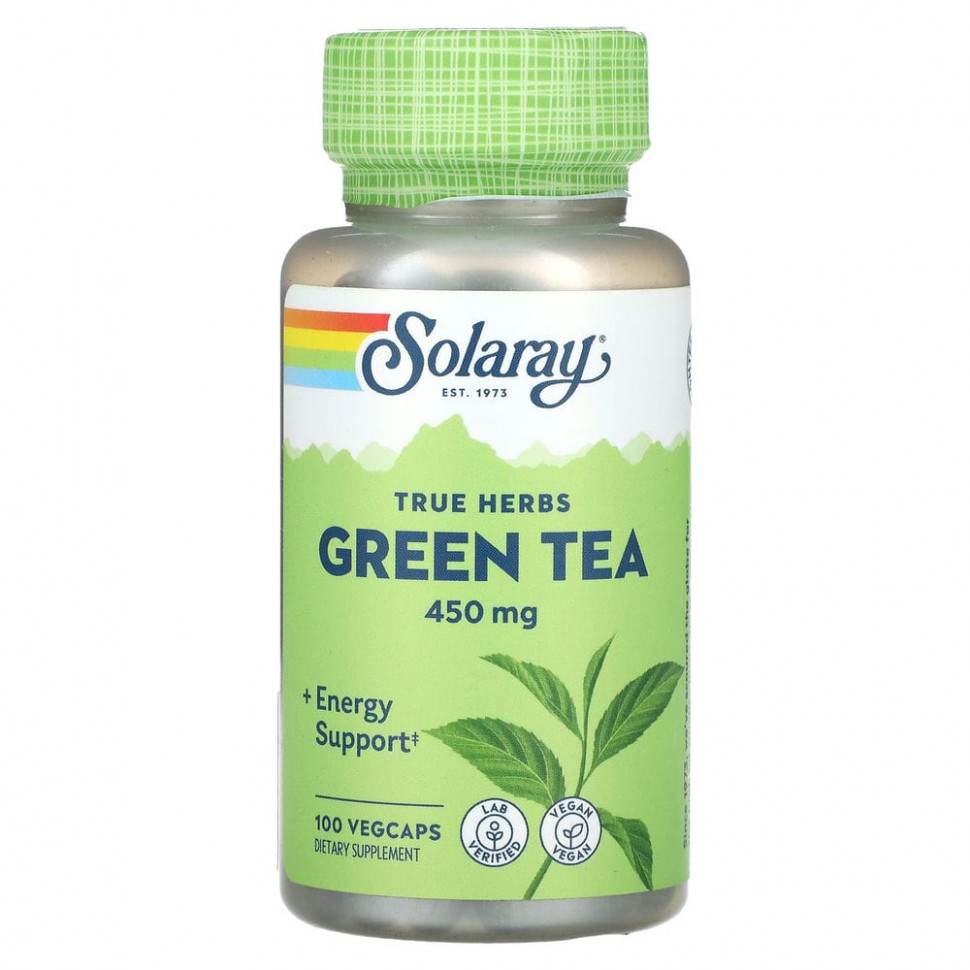 ���� ������ (Iherb) Solaray, True Herbs, ������� ���, 450 ��, 100 �������������� ������, ������ �� 1540 ���